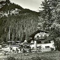 A 6652 Elbigenalp im Lechtal Wald Café 1957
