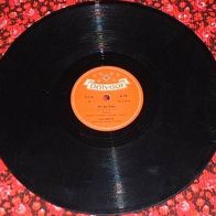 alte Polydor Schellack 50014 Mona Baptiste An der Ecke / Wenn es heut´ noch wahre