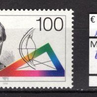 BRD / Bund 1994 100. Todestag von Hermann von Helmholtz MiNr. 1752 postfrisch