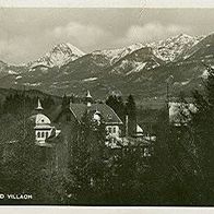 A 9500 Villach - Warmbad Panorama 1933
