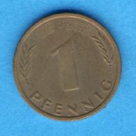 1 Pfennig 1990 D