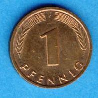 1 Pfennig 1995 F