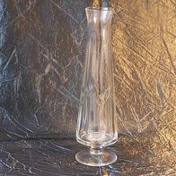 Kristallglas -Fuß - Vase mit Artdeco-Schliff