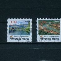 Serbische Republik, MNr.398/99 gestempelt -Städte-