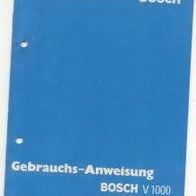 Gebrauchsanweisung für Bosch Waschmaschiene V 1000