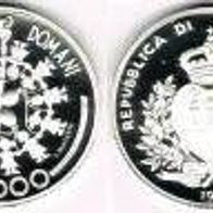 San Marino 10 000 Lire 1999 "Europäische Währungsunion"