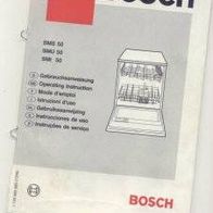 Gebrauchsanweisung für Bosch Spülmaschiene SMS 50