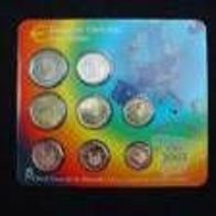 KMS Spanien 2003 mit 8 Kursmünzen in stgl.