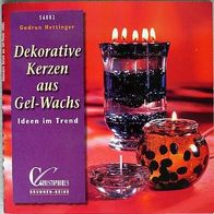 Buch Dekorative Kerzen aus Gel-Wachs - Gudrun Hettinger (Broschüre Brunnen Reihe)