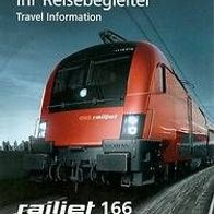 Reisebegleiter ÖBB RJ 166 Wien - Zürich 11/12 railjet Schweiz Austria Österreich