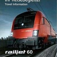 Reisebegleiter ÖBB RJ 60 Budapest - Wien - München 11/12 Austria railjet railway