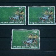 Papua-Neuguinea, MNr.639, 3 x gestempelt