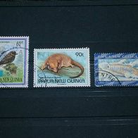 Papua-Neuguinea, verschiedene Tiere - Vogel, Beuteltier, Fisch -