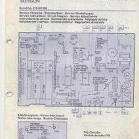Schaltplan für Telefunken Color Chassis / Telaio 417