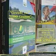 Buch + Register + Karte: Golf-Führer für Deutschland 2010/2011 * über 1000 Seiten