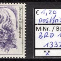 BRD / Bund 1987 Freimarken: Frauen der deutschen Geschichte MiNr. 1332 postfrisch