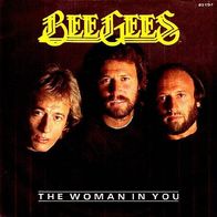 Bee Gees - The Woman In You - 7" - RSO (D) + Infoblatt