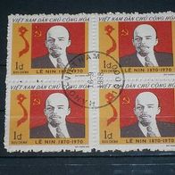 Vietnam, MNr.609, VB gestempelt -100. Geburtstag von Lenin-