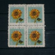 Vietnam, MNr.956, VB gestempelt -Blumen-