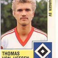 Panini Fussball 1989 Thomas von Heesen Hamburger SV Bild Nr 88