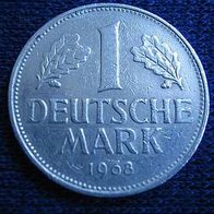 1 D-Mark 1968 F Deutsche Mark ##171