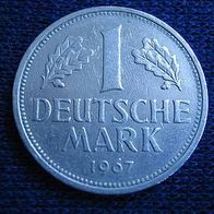 1 D-Mark 1967 J Deutsche Mark ##172