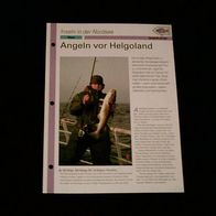 Angeln vor Helgoland - Infokarte über