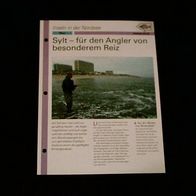 Sylt - für den Angler von besonderem Reiz - Infokarte über