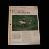 Die Technik der freien Hakenspitze - Infokarte über