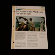 Stationär- oder Multirolle für das Meer? - Infokarte über