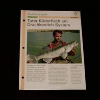 Toter Köderfisch am Drachkovitch-System - Infokarte über