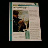 Gerade Waggler - Infokarte über