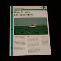 Bleie für das Schleppangeln - Infokarte über