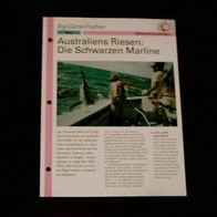 Australiens Riesen: Die Schwarzen Marline - Infokarte über