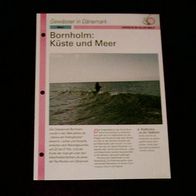 Bornholm: Küste und Meer - Infokarte über