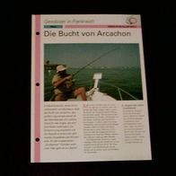 Die Bucht von Arcachon - Infokarte über