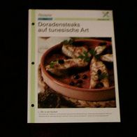 Doradensteaks auf tunesische Art (Rez-K) - Infokarte über