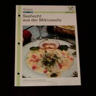 Seehecht aus der Mikrowelle (Rez-K) - Infokarte über