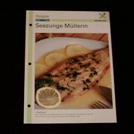 Seezunge Müllerin (Rez-K) - Infokarte über