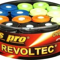 Farbe: weiß BADMINTON 60 x Revoltec Griffband TENNIS SQUASH Sehr klebrig 