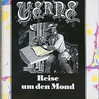 Buch Jules Verne "Reise um den Mond" (gebunden DDR)