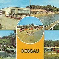 06844 Dessau 5 Ansichten HO - Gaststätte Jägerklause , Strandbad Adria 1982