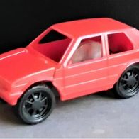 Ü-Ei Auto 1990 (EU) - Schwungrad-Autos - Golf - rot - Text!