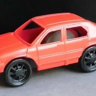 Ü-Ei Auto 1990 (EU) - Schwungrad-Autos - Peugeot 505 - rot - Text!
