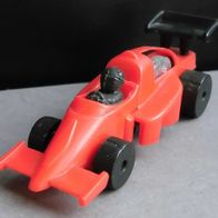 Ü-Ei Auto 1990 - Formel 1 Rennwagen - Modell 2 - rot - offener Spoiler