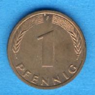 1 Pfennig 1989 F