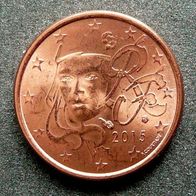 1 Cent - Frankreich - 2015