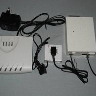 Speeport W 700V WLAN Router, Eumex 504 PC USB, DSL-Splitter, ISDN Box Komplettset