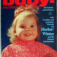 baby- und kleinkindermodelle 1986/1 Zeitschrift DDR