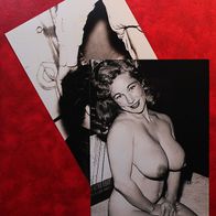 2 SW Fotos, Erotik Nude Akt Sex 60er Jahre, ca.12,5 x 18 - nackte Frau Busen Straps 2